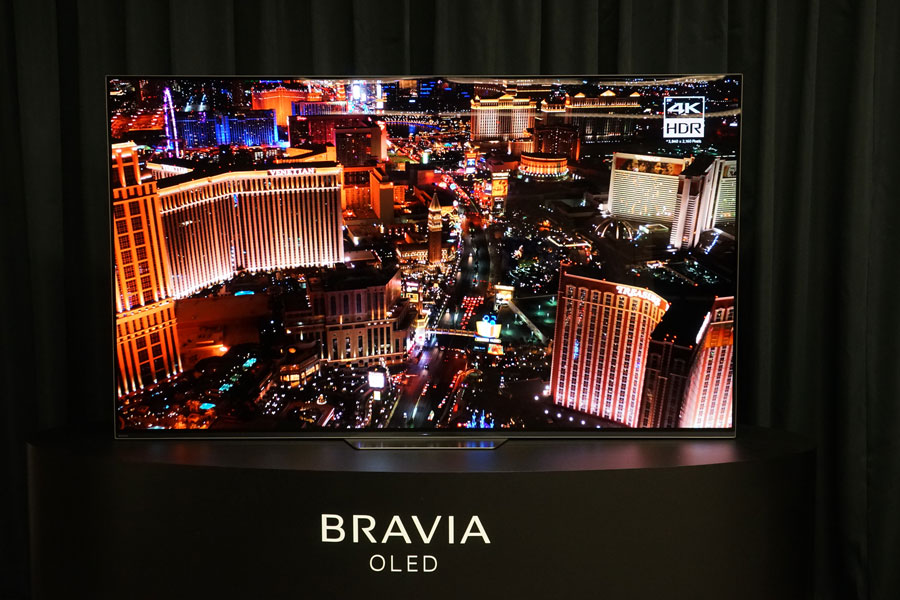 キャンプ用品に参入 SONY BRAVIA KJ-55A8F 有機EL ブラビア ソニー