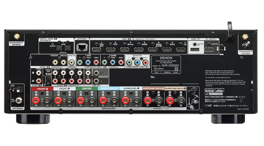 DENON AVR-X550BT-K デノン　AVアンプ