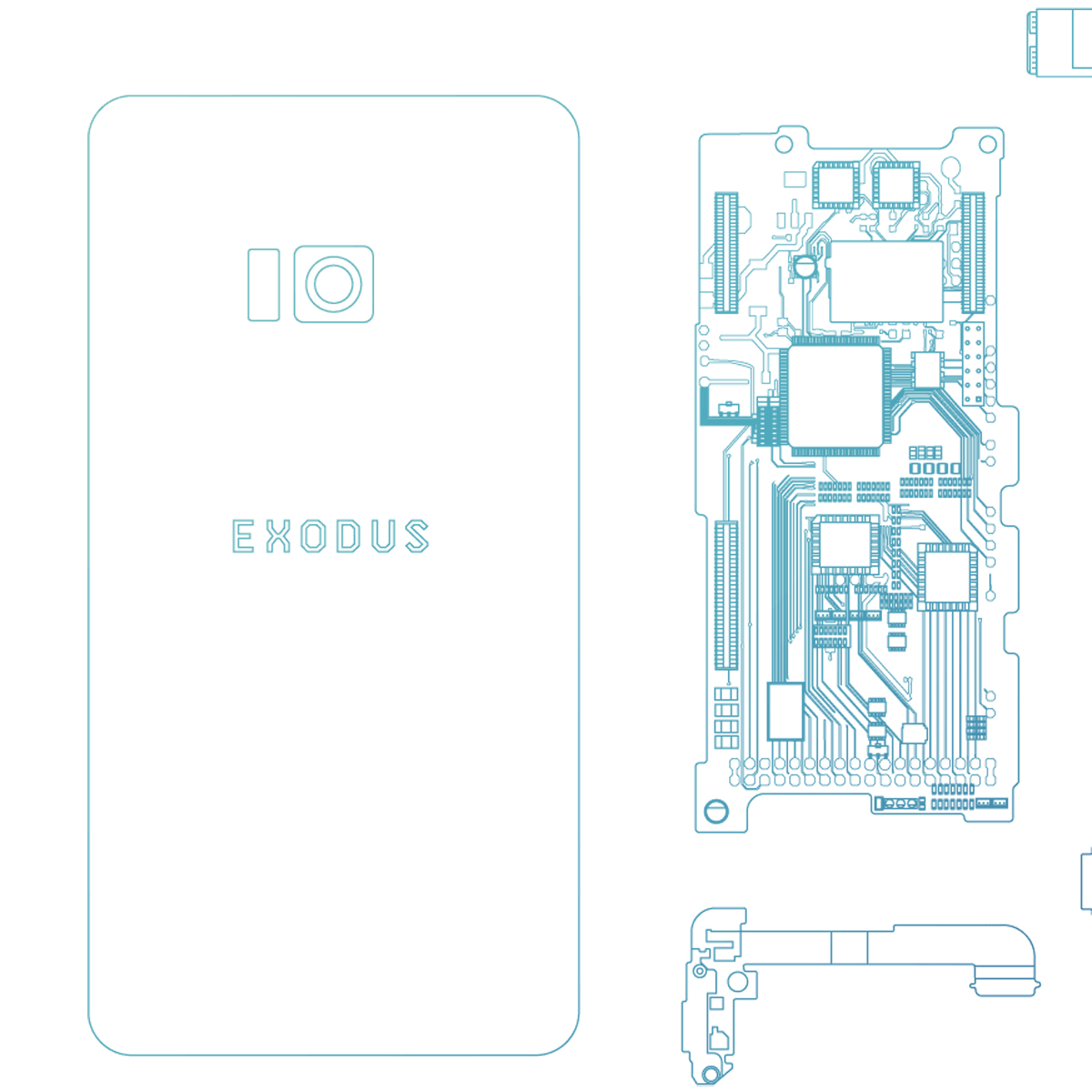 HTC���u���b�N�`�F�[���̗p�X�}�z�uExodus�v�𔭕\