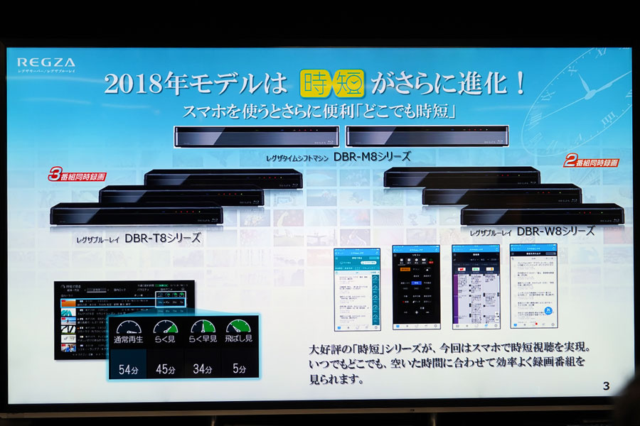 54N 【4TB】東芝 3チューナー ブルーレイレコーダー タイムシフトマシン2019年製
