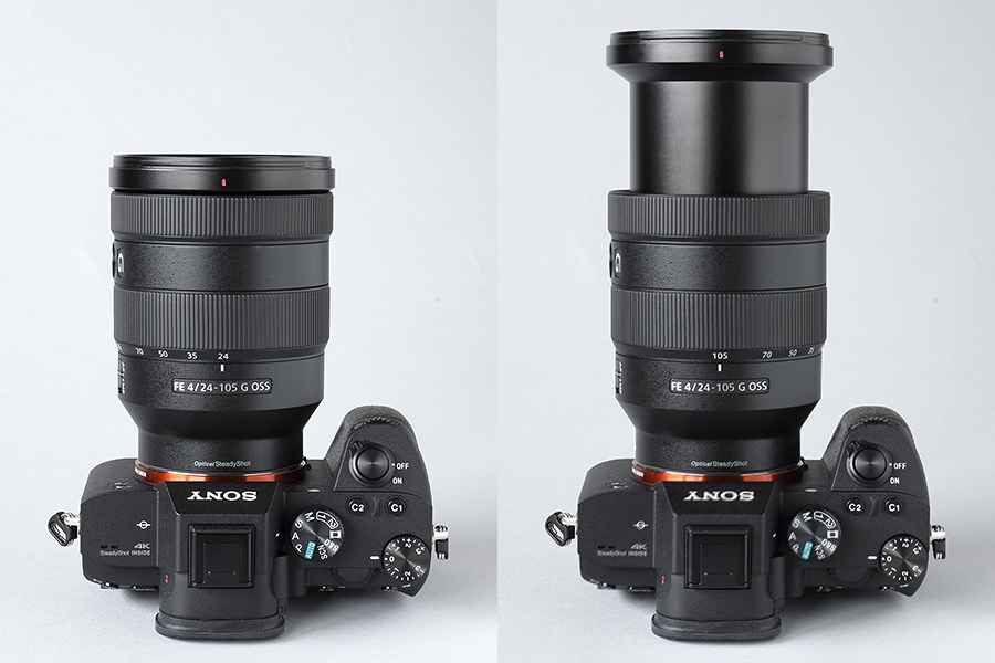 SONY  FE4/24-105G OSS焦点距離19〜70mm