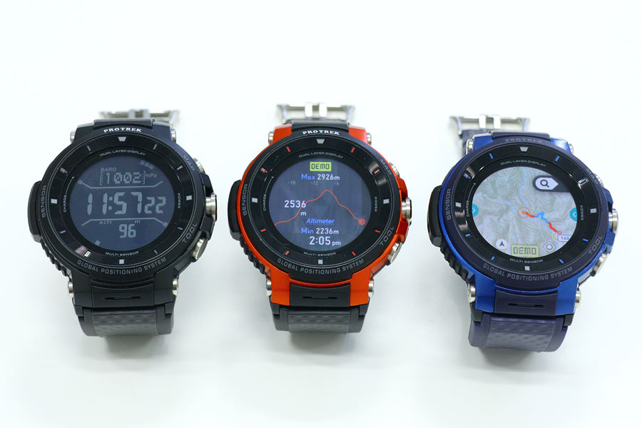 CASIO◇Sma t Outdoo Watch PRO TREK Sma t WSD F BU [ブルー