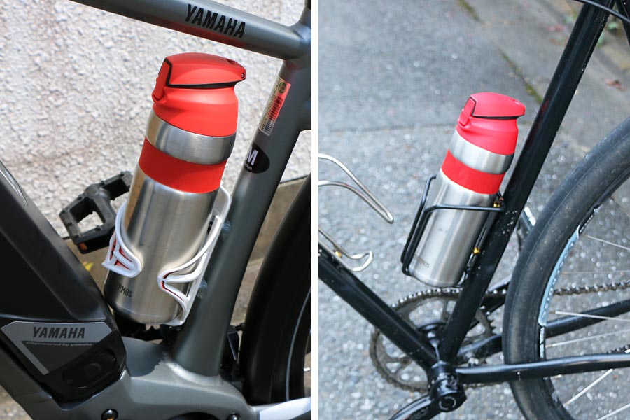 サーモスの自転車用ボトルケージサイズ