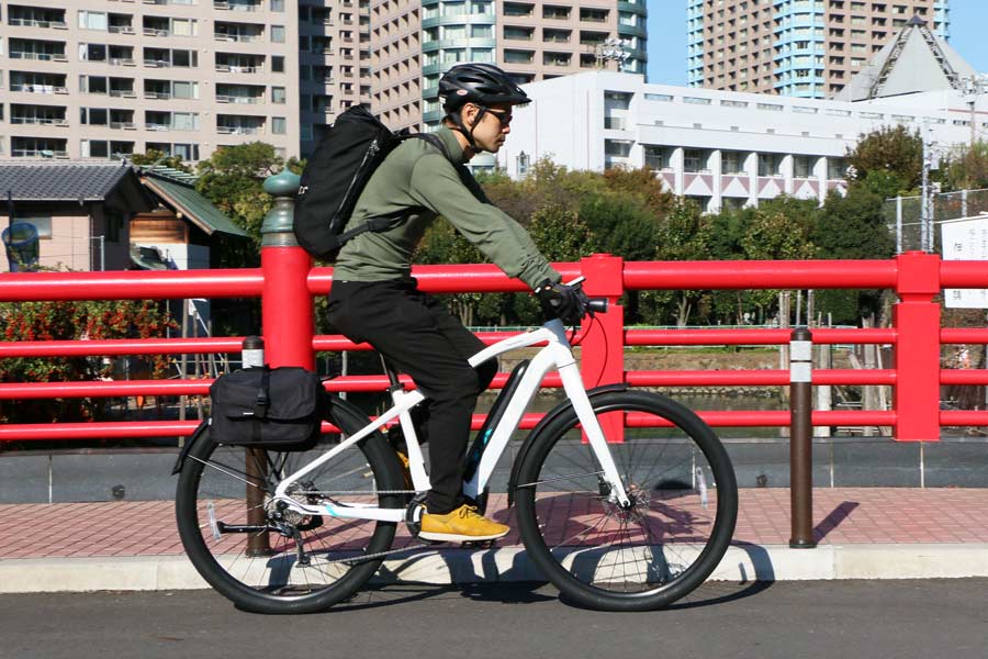 東京横断55km！ パナソニックのクロスバイクタイプのe-Bike「XU1」で 