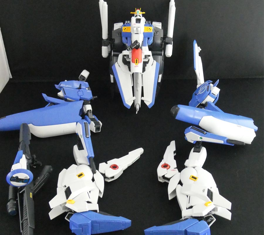 変形・分離・合体！「MG Ex-Sガンダム/Sガンダム」のプレイバリューが