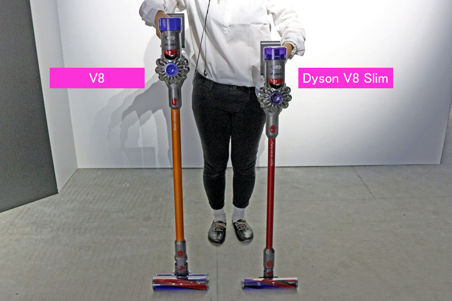 強い”のに小さくて軽くて静か！ ダイソンの日本専用「Dyson V8 Slim ...