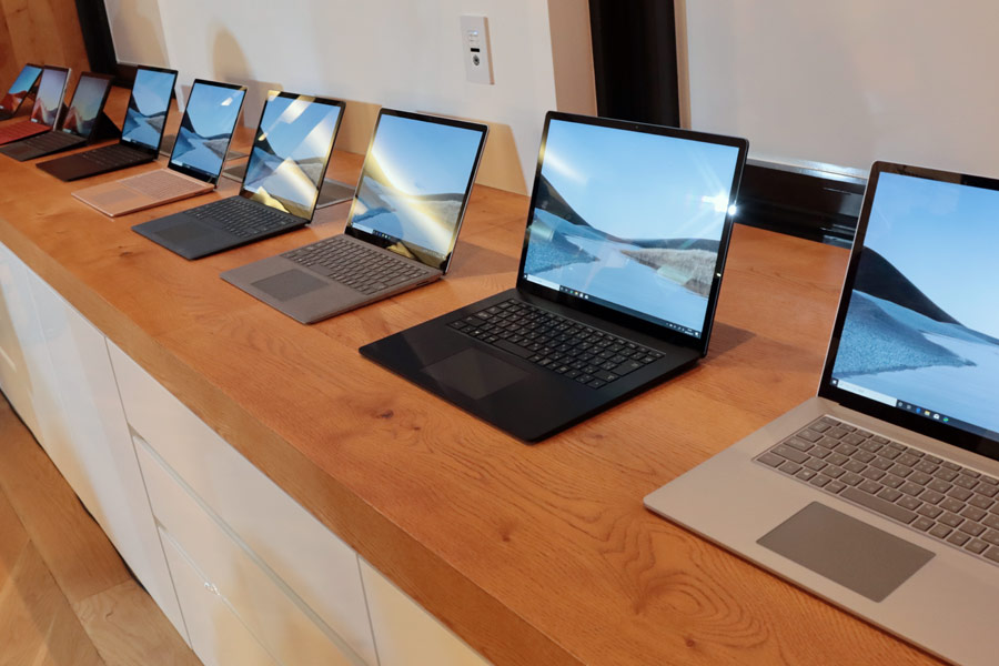 Surface Duo」と「Neo」をチラ見せ。「Surface Laptop 3 15インチ」は ...