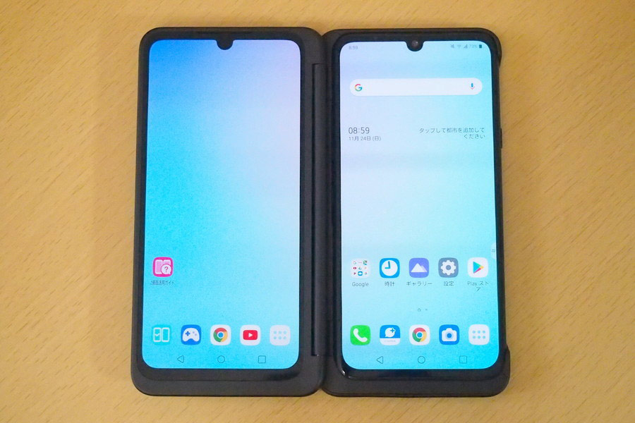 新品未使用　ソフトバンク　LG G8X ThinQ SIMフリー　5月24日購入