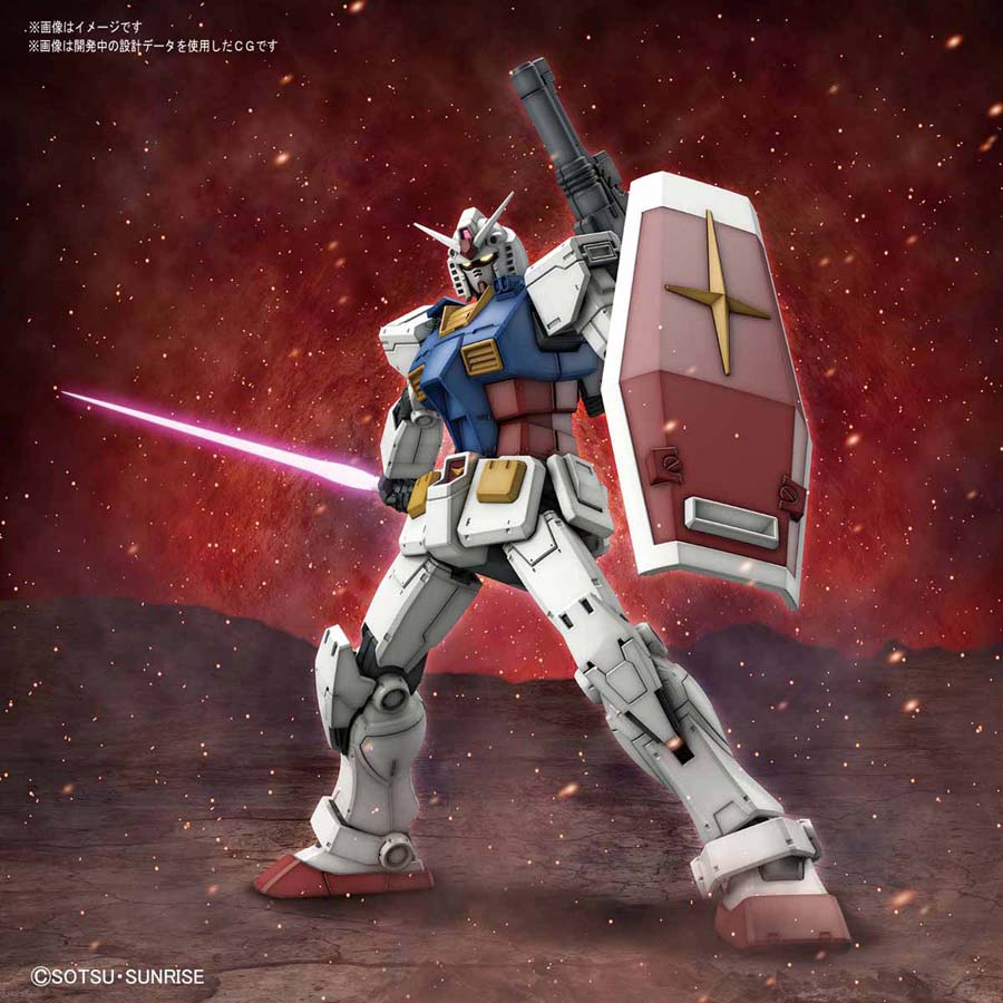 つま先が曲がる！ ジ・オリジン版「RX-78-02 ガンダム」は前／中期型を