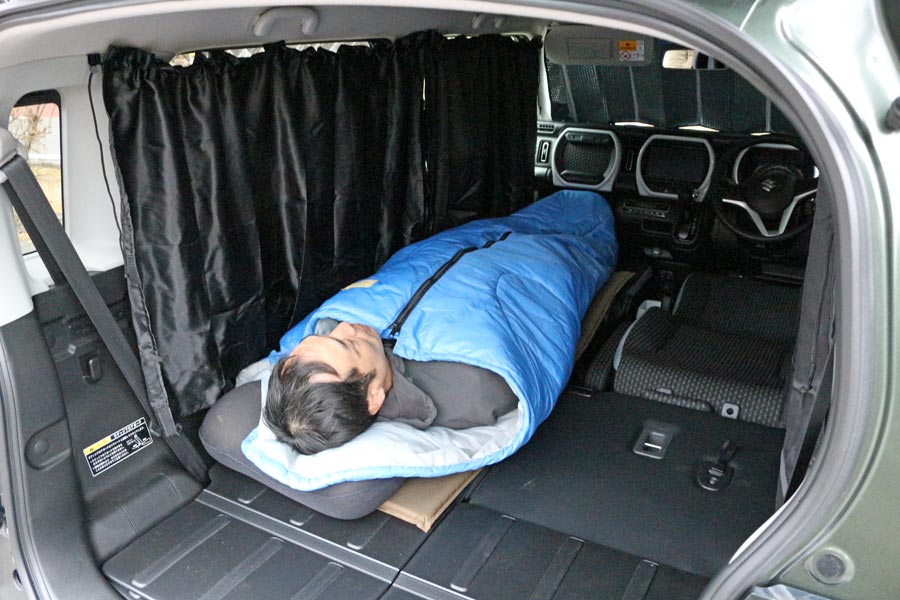軽自動車でも快適に寝られる 新型 ハスラー で車中泊してみた 価格 Comマガジン