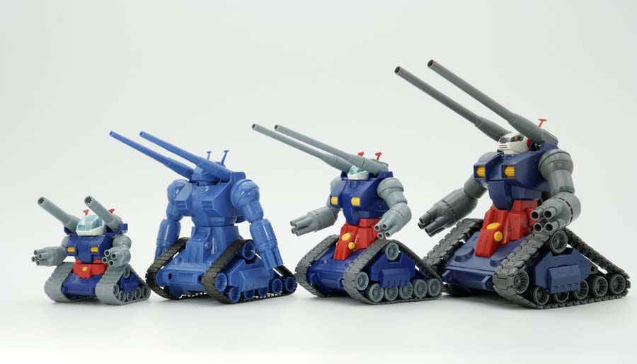 ガンタンク」のガンプラを徹底比較！ “戦車風”モビルスーツの進化を 