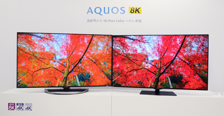 60型はチューナー内蔵でアンダー50万円！ シャープ最新8K液晶