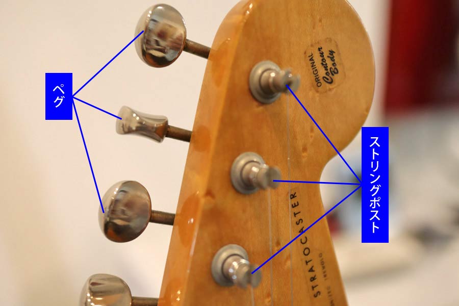 ペグ？ ブリッジ？ ギターの基本とメインパーツの役割を解説