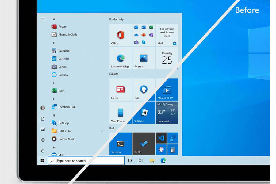 Windows 10のスタートメニューがデザインを一新 アイコンの視認性がアップ 価格 Comマガジン