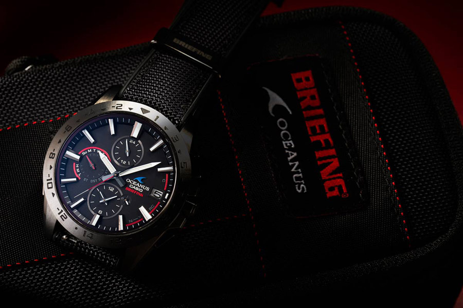 カシオ」×「ブリーフィング」の新作腕時計はミリタリズムなたたずまい