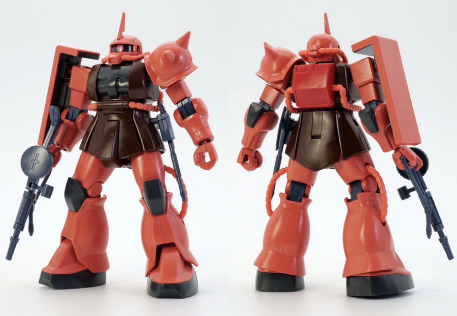 シャア専用ザクII」のガンプラを徹底比較！ 新旧HG、RG、オリジン版の