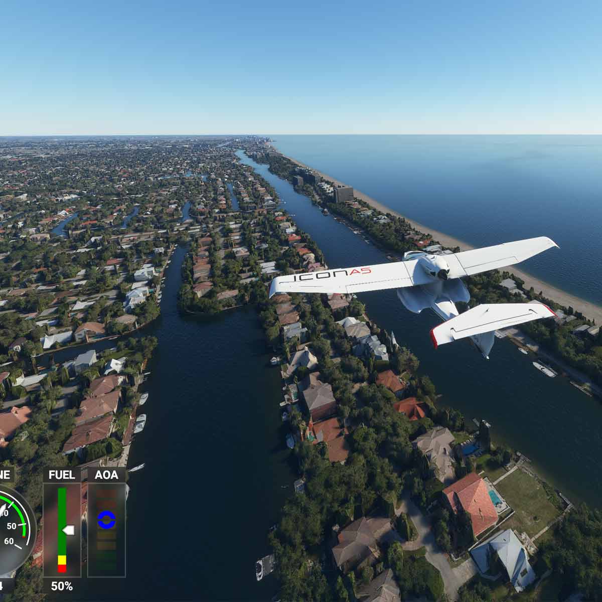 掿}jAQ̉fIuMicrosoft Flight Simulator 2020vŐEsɏo悤