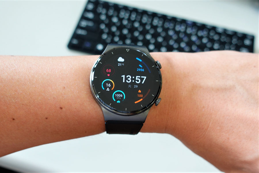 HUAWEI WATCH GT2 Pro ブラック ファーウェイ - 腕時計(デジタル)