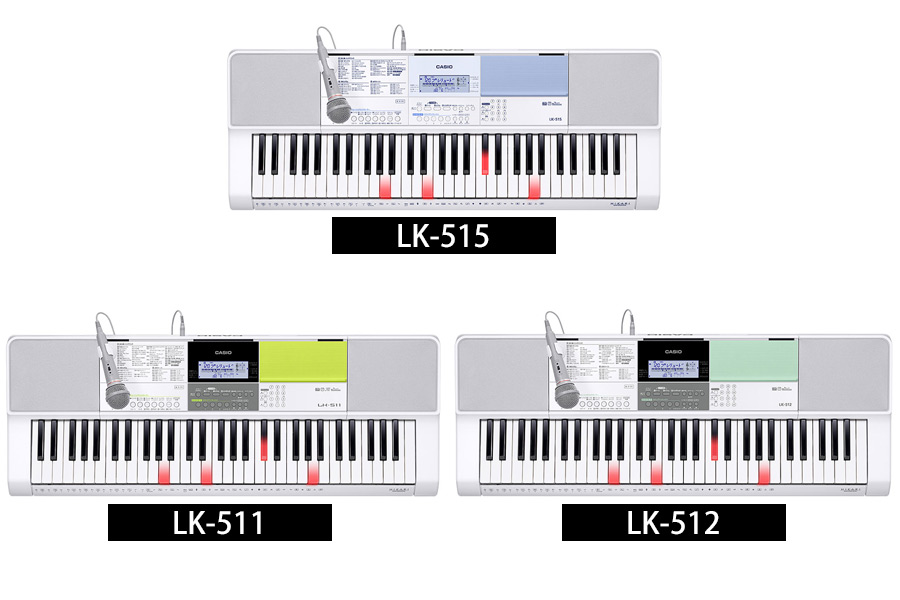 一番最安 CASIO LK-515 Casiotone光ナビゲーションキーボード 鍵盤楽器