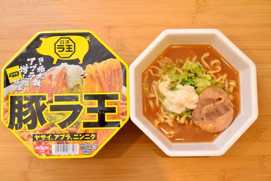 二郎インスパイア系カップ麺 食べ比べ 豚ラ王 待望の復活 価格 Comマガジン