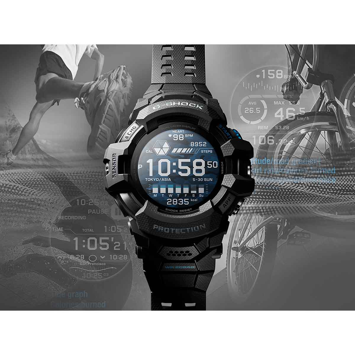yT̒ڐizJVIAG-SHOCKWear OS𓋍ڂX}[gEHb`o