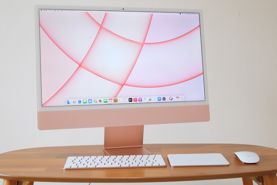 限定セール】 iMac M1チップ レッドデスクトップ - Macデスクトップ