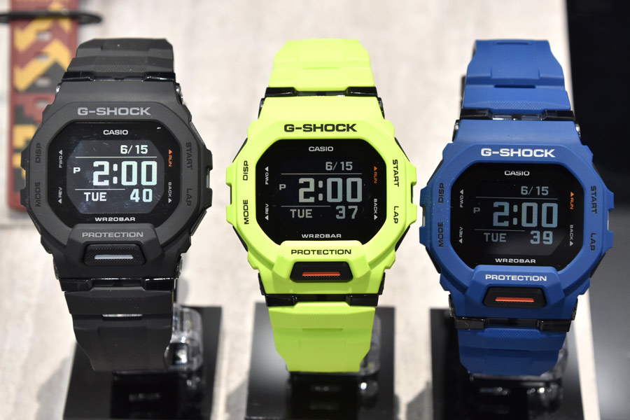 安心の国産製品 カシオ G-SHOCK G-SQUAD GBD-200-9JF ライムグリーン