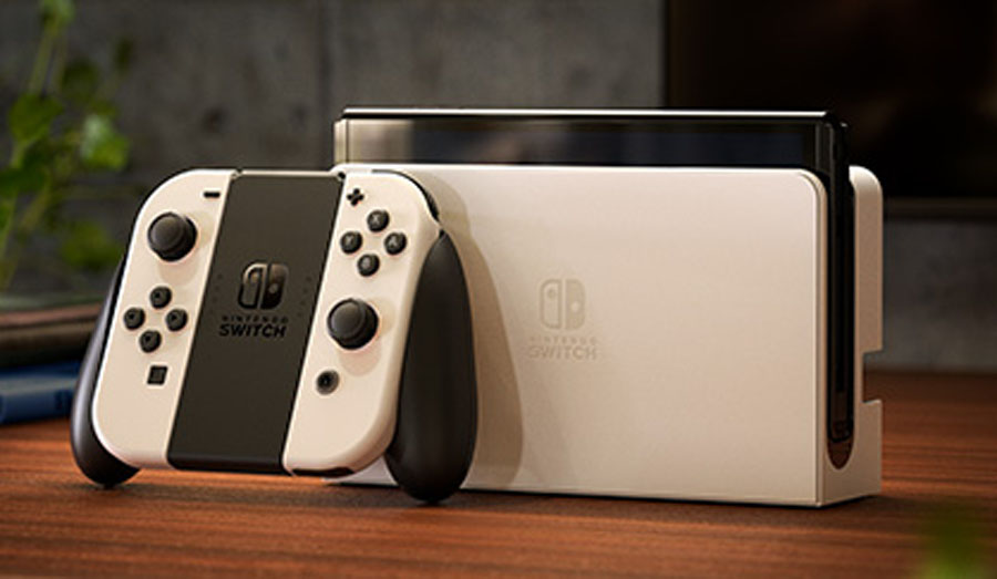 即日発送】 Nintendo Switch ホワイトカラー 本体(有機ELモデル) 文学 ...