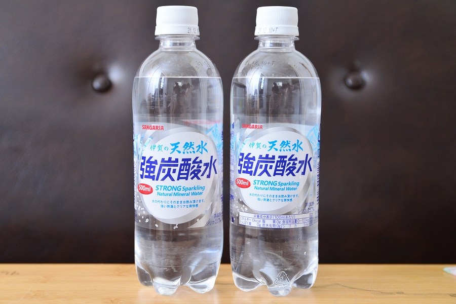 正規激安 グレープフルーツ 500ml 強炭酸水 サンガリア 天然水炭酸水 24本入 伊賀