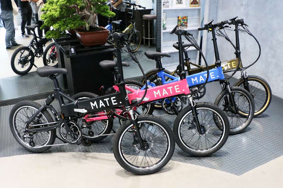 極太タイヤで話題となった「MATE.BIKE」のミニベロe-Bikeに街乗り向け 