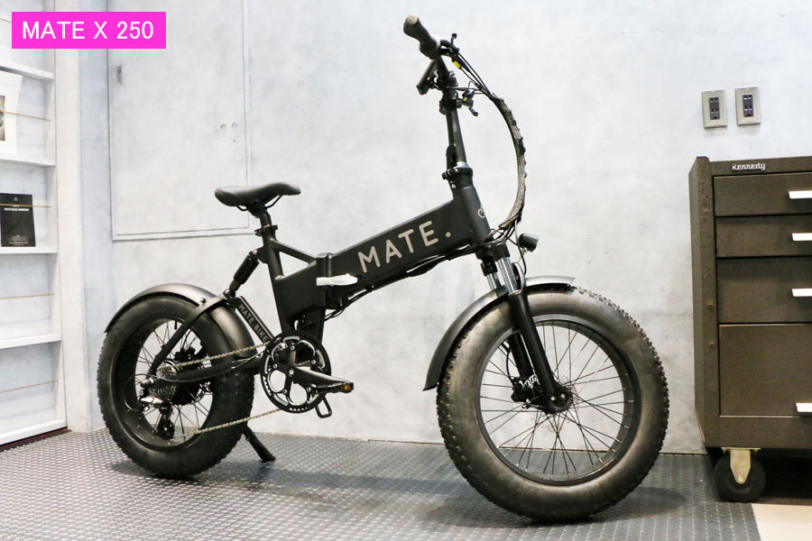 MATE BIKE MATE X 250 Eバイク 油圧 前後フェンダー ライト