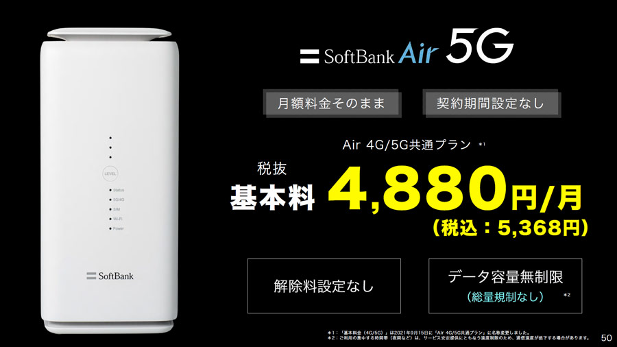 限定15％OFF】 SoftBank Air 5G ホームルーター gu3Xl-m93458681158 ...