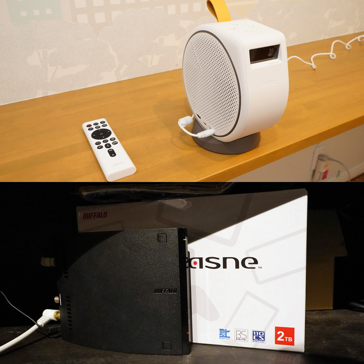 nasne��Android TV���ڃv���W�F�N�^�[���g���ăe���r����ʂŊy���ޕ��@