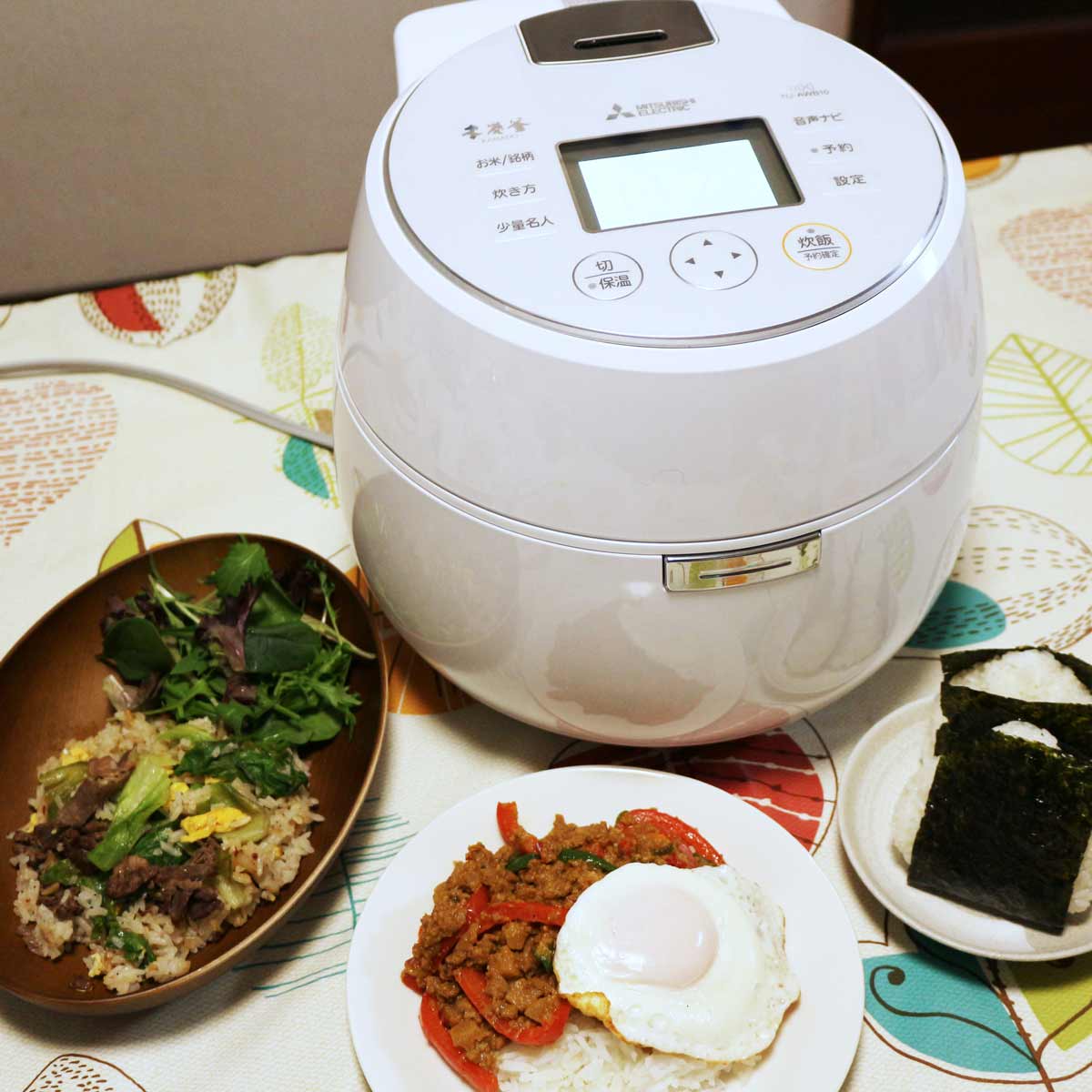 【購入前コメントお願いします】ジャー炊飯器 NJ-AWB10　三菱 三菱電機 本炭釜 KAMADO NJ-AWB10-W [月白] 価格比較 - 価格.com