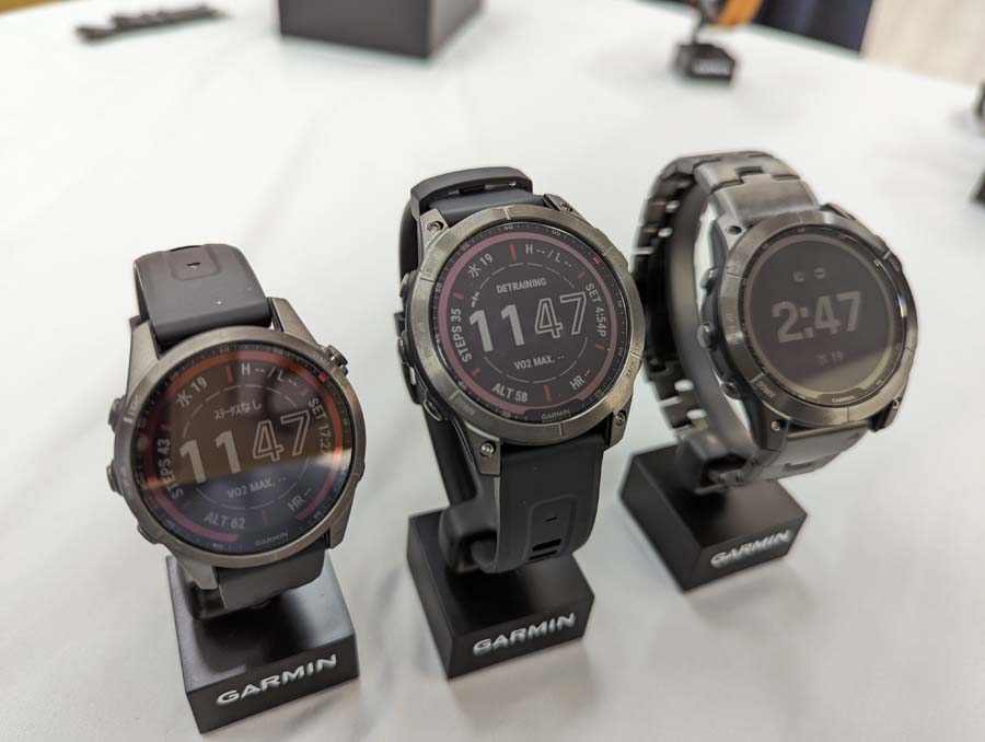 色々付属ありGarminガーミンfenix7s ブロンズカラー ソーラーモデル-