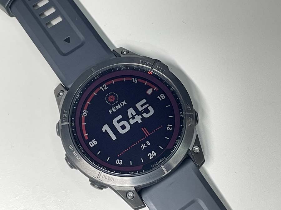 高評価☆ GARMIN スマートウォッチ fenix 7 Sapphire Dual Power Ti