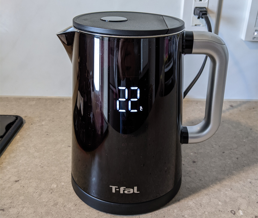 T-fal 電気ケトルディスプレイコントロール1.0L ブラック ティファール 