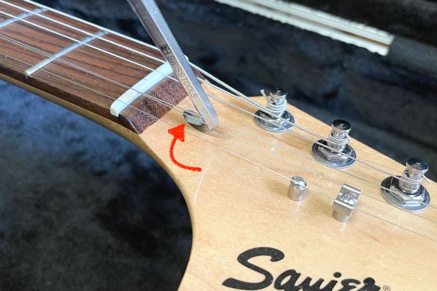 マルチスパナ　多機能用　ギター・ベース　ナットの緩みを解消！