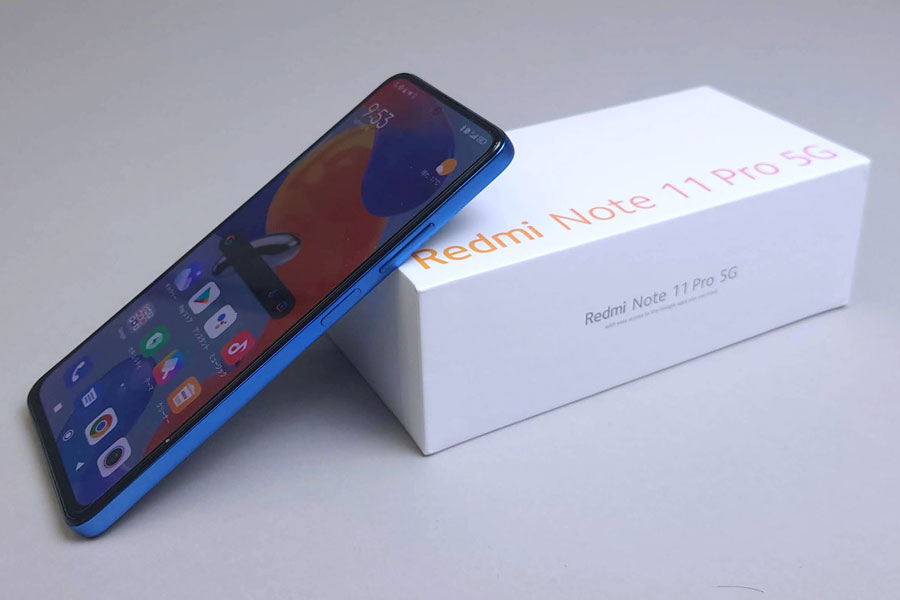 青⭐Xiaomi Redmi Note 11 Pro 5G⭐国内版 ケース付