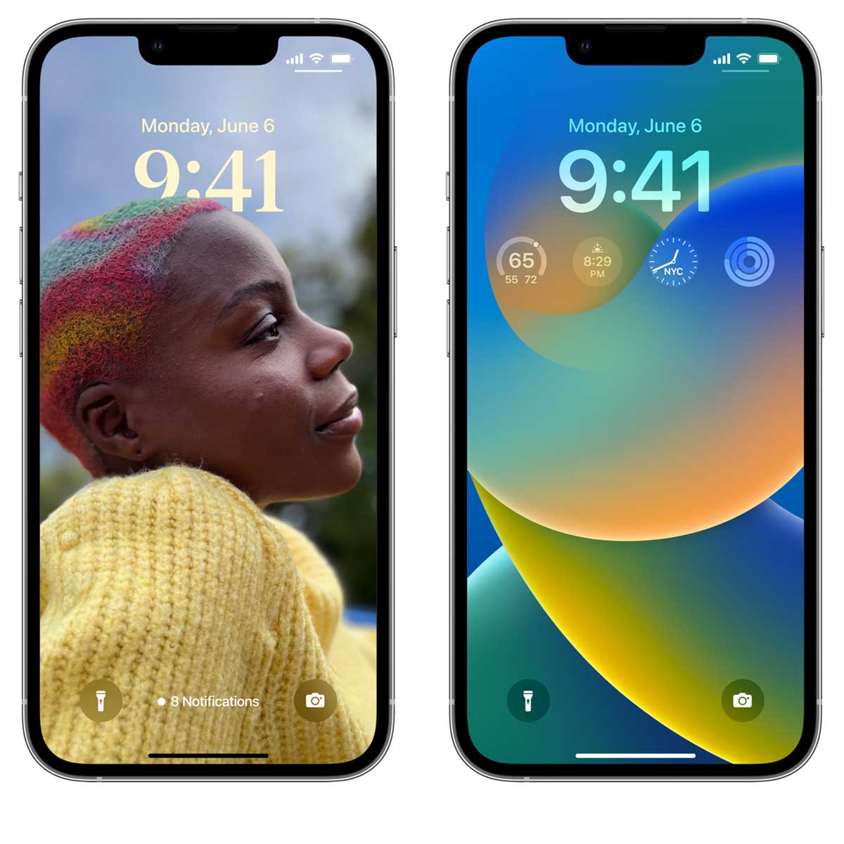 WWDC22�A�uiOS 16�v�ł�iPhone�̊�ł��郍�b�N��ʂ��j��ő�̃A�b�v�f�[�g