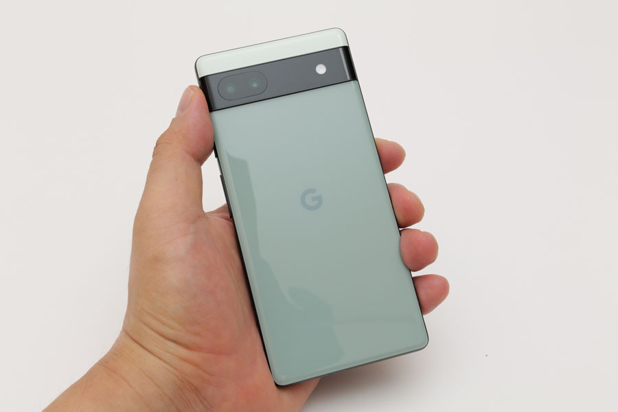 スマートフォン・携帯電話【美品】【値下げ】Google pixel 6a【sage】