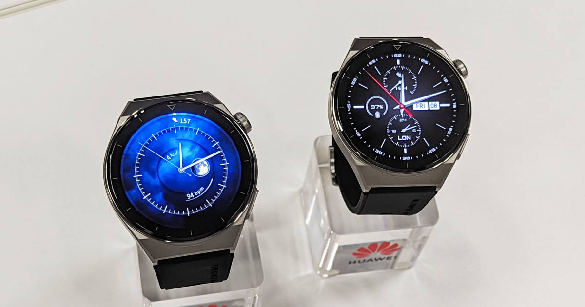 ファーウェイが高級スマートウォッチ「HUAWEI WATCH GT3 Pro」を発表