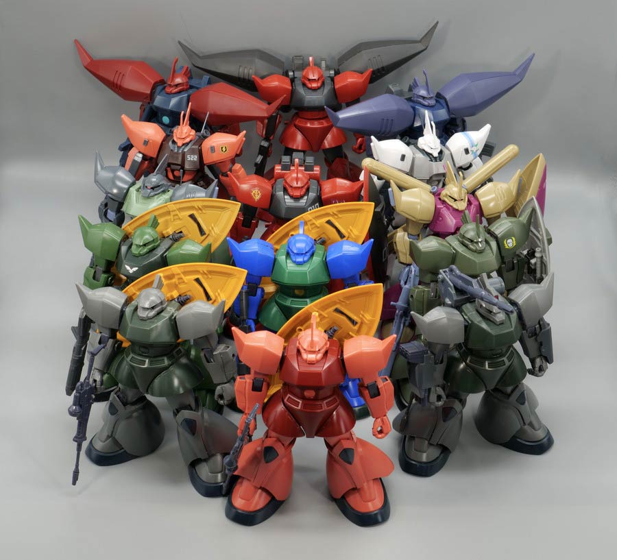 【通販限定品】ガンプラ 未組立 HGUC 076 量産型ゲルググ、141 アンクシャ、145 ハンブラビ、186 ZⅡ(4種まとめ) 機動戦士ガンダム