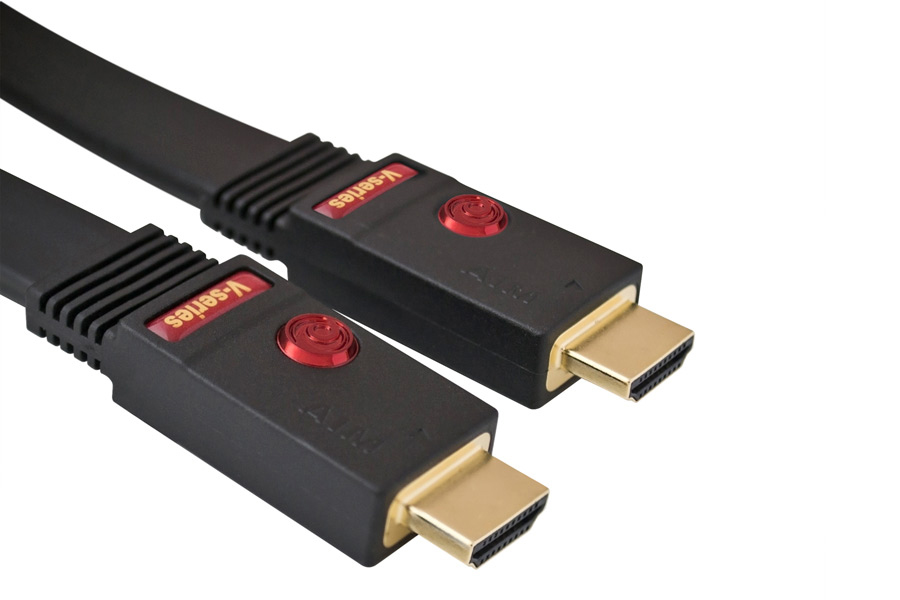 AIM HDMIウルトラハイスピードフラットケーブル FLV-015 1.5m - AVケーブル