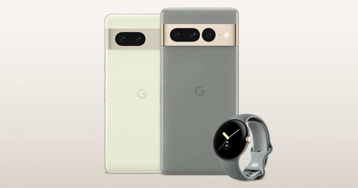 Google「Pixel 7/7 Pro」は82,500円～。「Pixel Watch」も登場