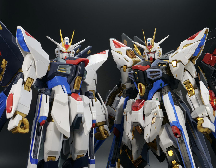 MGEX 1/100 ストライクフリーダムガンダム プラモデル-