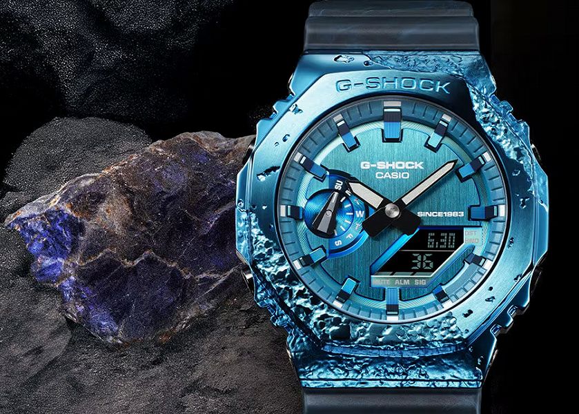 G-SHOCKの華飾表現がハンパない！ 鉱物ライクなメタルカバード6モデル