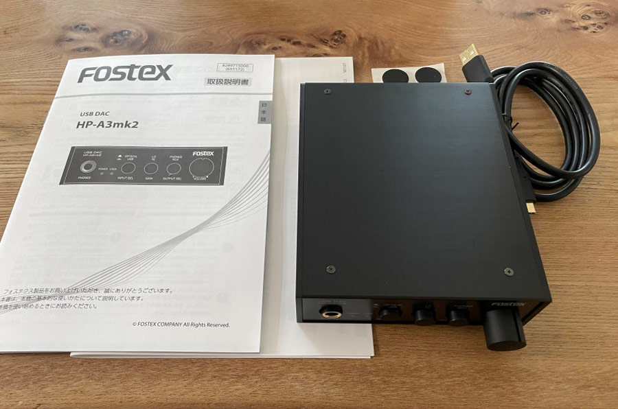 【最新品安い】FOSTEX HP-A3　＋　フルテックオーディオグレードUSBケーブル　GT2 　/1.2m オペアンプセット ヘッドフォンアンプ