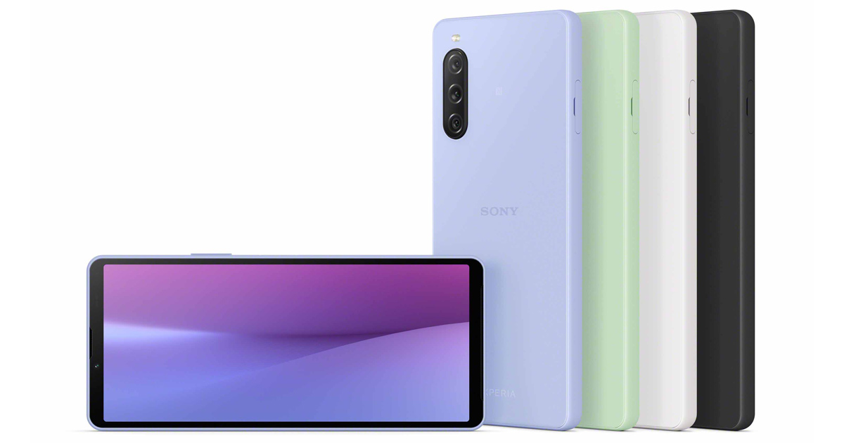 大型化と軽量化を両立したミドルレンジスマホ「Xperia 10 V」登場