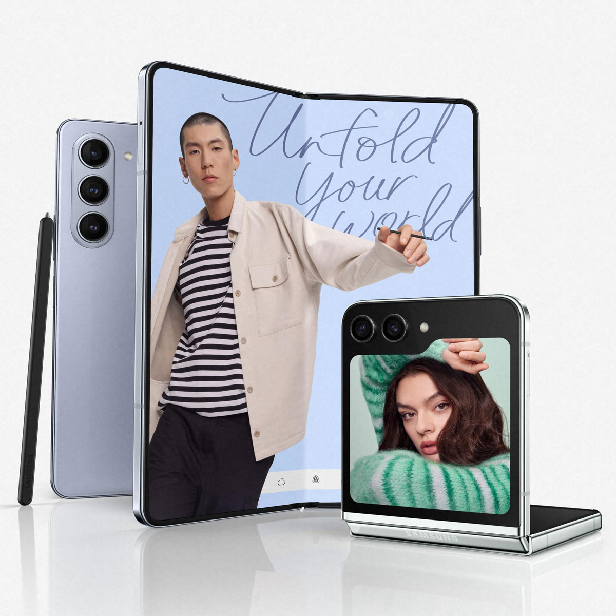 ߂悳I ܂肽݃X}zuGalaxy Z Flip5/Fold5vO[oŔ\